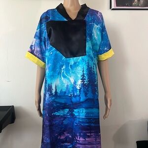 It’s a summer free gown. Available in different sizes and material. Homemade